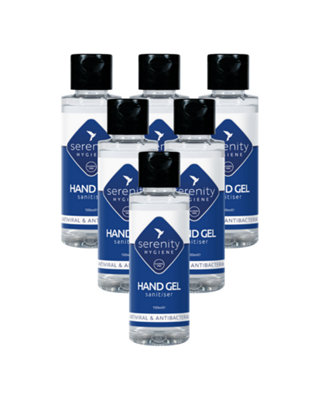 Serenity Hygiene Ethanol-Free Hand Sanitiser Gel 100Ml Pack Of 6