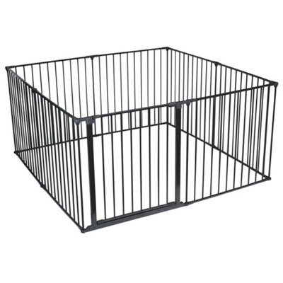 Safetots Premium Multi Panel Play Den144Cm X 144CmBlack70Cm High from B&Q