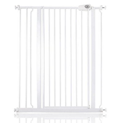 Bettacare Child And Pet Gate87.9Cm95.5CmWhiteExtra Tall Gate 104Cm In HeightPressure Fit Stair Gate from B&Q