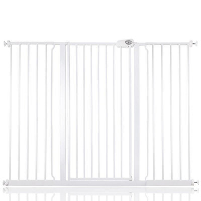 Bettacare Child And Pet Gate139.8Cm147.4CmWhiteExtra Tall Gate 104Cm In HeightPressure Fit Stair Gate from B&Q