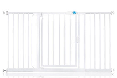 Bettacare Auto Close Pet Gate147Cm154CmWhitePressure Fit Stair Gate For Dog & Puppy from B&Q