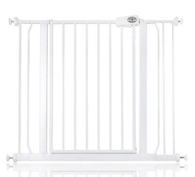 Bettacare Easy Fit Gate94.3Cm102.3CmWhitePressure Fit Stair GateBaby Gate For Doors Hallways And Spaces from B&Q