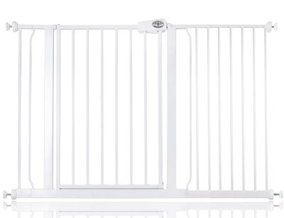 Bettacare Easy Fit Gate126.7Cm134.7CmWhitePressure Fit Stair GateBaby Gate For Doors Hallways And Spaces from B&Q