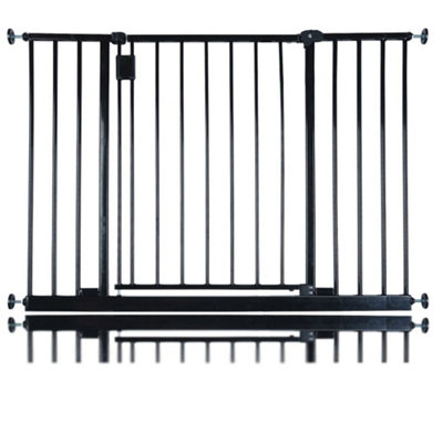 Safetots Extra Wide Hallway Gate103Cm109CmBlackPressure Fit Baby Gate For Hallways And Wide Spaces from B&Q