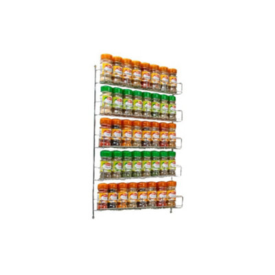 Neo 5 Tier Spice Rack For Kitchen Door Cupboard Or Wall