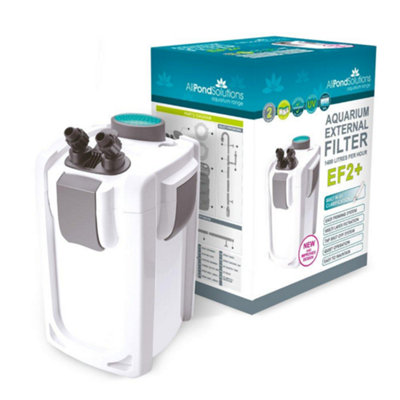 All Pond Solutions 1400L/h + 9W Uv Aquarium External Filter Ef2+ from B&Q