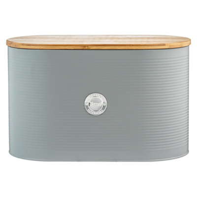 Ehc Bread Bins For KitchenBread Box With LidKitchen Storage BinBread Container19.5 (D) X 34 (W) X  20.5 (H) CmGrey from B&Q