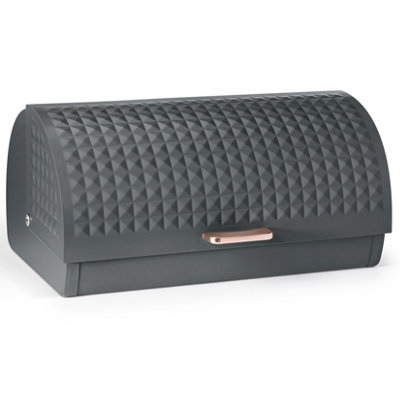 Ehc Bread Bins For KitchenBread Box With LidKitchen Storage BinBread ContainerGrey from B&Q