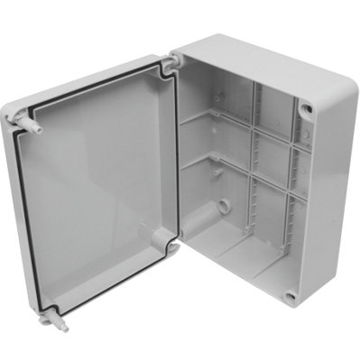 A1 Electrics A1Electrics 240mm Junction Box Enclosure Ip56 OutdoorPlastic Screws from B&Q