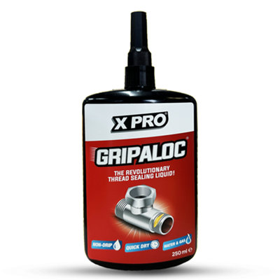 X Pro Gripaloc X99988 Liquid Ptfe Thread Lock & Sealant 250Ml from B&Q