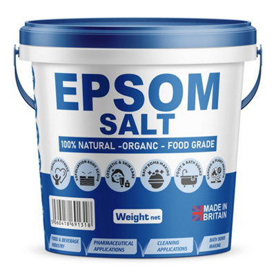  - Organic Epsom Salt 10Kg Bucket Natural Bath Salts