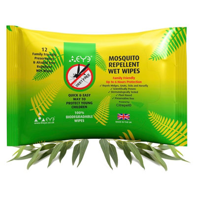 Theye Women's Mosquito Repellent Wet Wipes - Pack Size 12 - Outdoor Action - Image 4