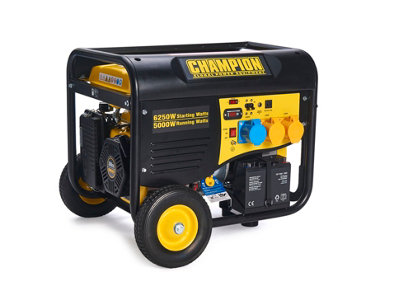 B&Q -  Cpg6500E2 5500 Watt Petrol Generator With Remote Start