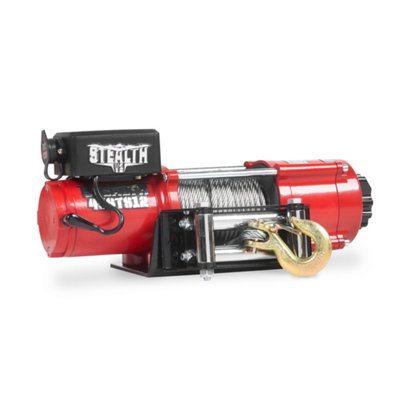 Stealth Winches Stealth 4500Lb 12V Steel Cable Electric Winch