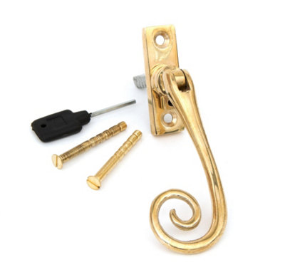 From The Anvil Polished Brass Slim Monkeytail EspagLh from B&Q