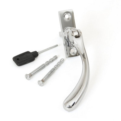 From The Anvil Polished Chrome Slim Peardrop EspagLh from B&Q