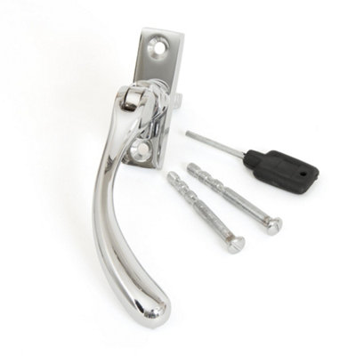 From The Anvil Polished Chrome Slim Peardrop EspagRh from B&Q