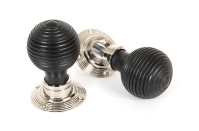 From The Anvil Ebony And Pn Beehive Mortice/rim Knob Set from B&Q