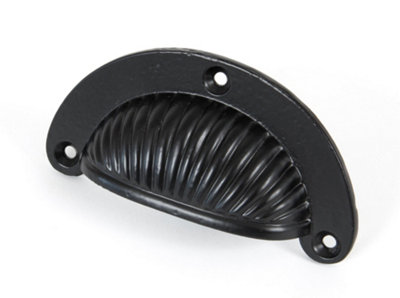 From The Anvil Black 3" Flower Drawer Pull from B&Q
