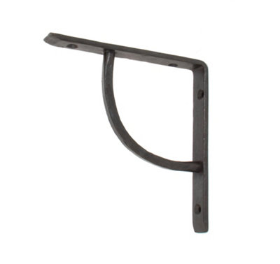From The Anvil Beeswax 6'' X 6'' Plain Shelf Bracket from B&Q
