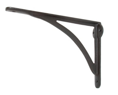 From The Anvil Beeswax 10'' X 7'' Curved Shelf Bracket from B&Q