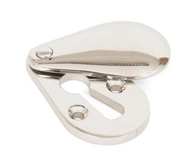 From The Anvil Polished Nickel Plain Escutcheon from B&Q