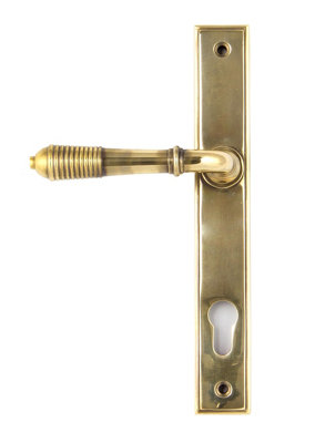 Reeded Lock Door Handle Kit - Image 4