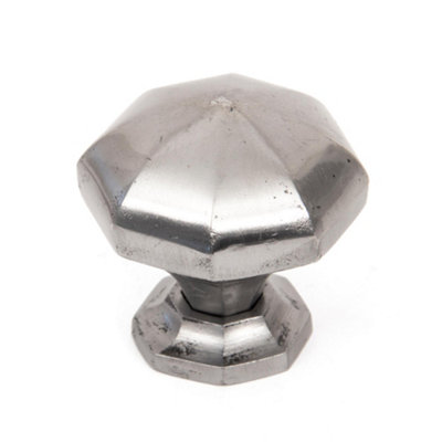 From The Anvil Natural Smooth Octagonal Cabinet KnobLarge from B&Q