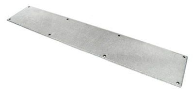 From The Anvil Pewter 780mm X 150mm Kick Plate from B&Q