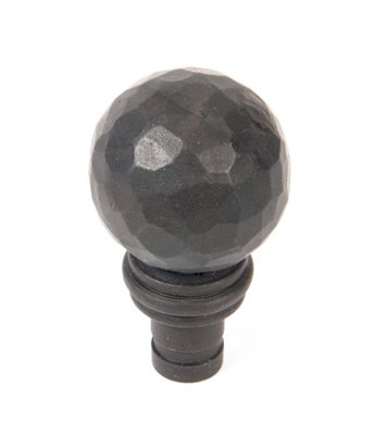 From The Anvil Beeswax Hammered Ball Curtain Finial (Pair) from B&Q
