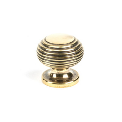 From the Anvil Aged Brass Beehive Cabinet Knob 30mm - Image 4