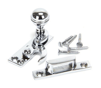 B&Q -  Polished Chrome Prestbury Sash Hook Fastener