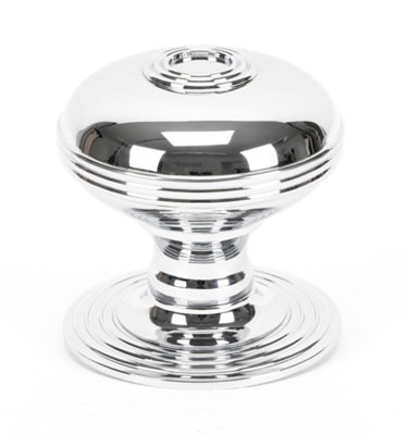 From The Anvil Polished Chrome Prestbury Centre Door Knob from B&Q