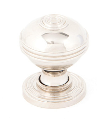 From The Anvil Polished Nickel Prestbury Cabinet Knob 32mm from B&Q