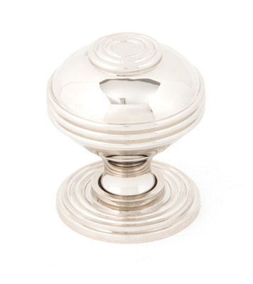 From The Anvil Polished Nickel Prestbury Cabinet Knob 38mm from B&Q