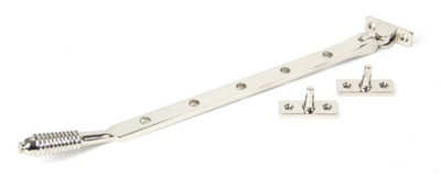 From The Anvil Polished Nickel 12 Inch Reeded Stay from B&Q