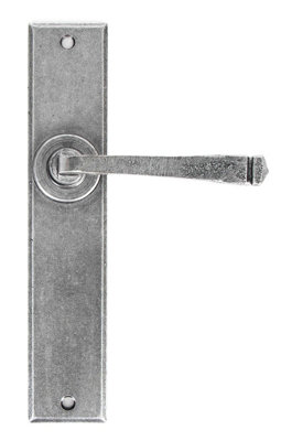 From The Anvil Pewter Large Avon Lever Latch Set from B&Q