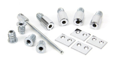 From The Anvil 83942 Polished Chrome Secure Stops (Pack of 4) - Image 4