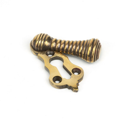 B&Q -  Aged Brass Beehive Escutcheon - Image 5