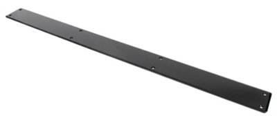 From The Anvil Black 800mm Plain Fingerplate from B&Q