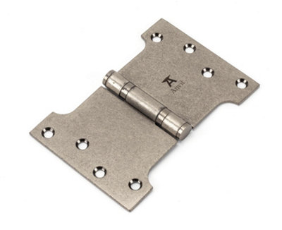 From The Anvil Pewter 4 Inch X 4 Inch X 6 Inch Parliament Hinge (Pair) Ss from B&Q