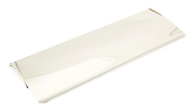 From The Anvil Polished Nickel Large Letter Plate Cover from B&Q