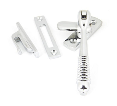 From The Anvil Polished Chrome Locking Reeded Fastener from B&Q