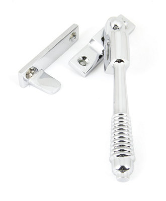 From The Anvil Polished Chrome Night-Vent Locking Reeded Fastener from B&Q