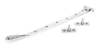 From The Anvil Polished Chrome 12 Inch Reeded Stay from B&Q