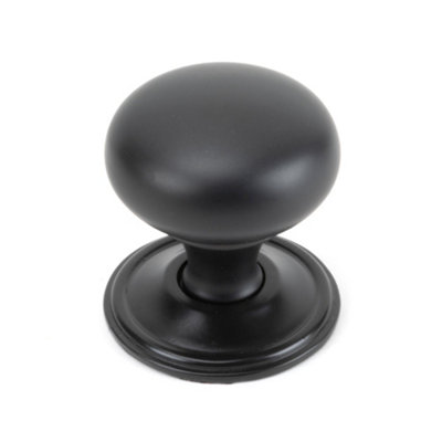 From The Anvil Aged Bronze Mushroom Cabinet Knob 38mm from B&Q