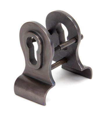 From The Anvil Aged Bronze 50mm Euro Door Pull (Back To Back Fixings) from B&Q
