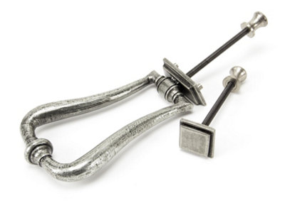 From The Anvil Pewter Slimline Art Deco Door Knocker from B&Q
