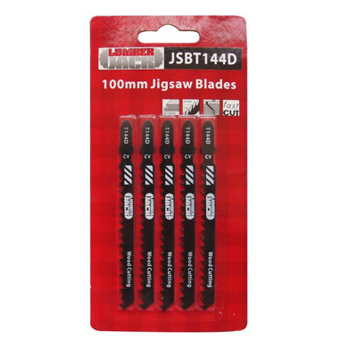 Lumberjack Tools Lumberjack Jigsaw Blades Jsbt144D Bayonet For High Speed Wood Cutting Carbon Steel Hcs 5 Pack from B&Q