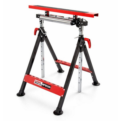 Lumber Jack Red Lumberjack Multi-Function Work Bench Trestle, 3-In-1 Support Stand 200Kg - Image 5
